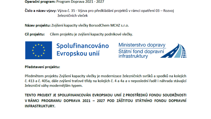 Odstartovali jsme další projekt s finanční podporou EU!